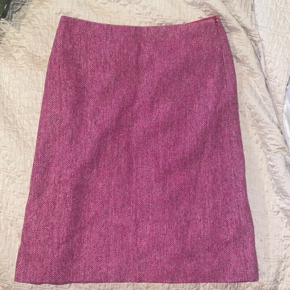 Pink wool skirt from Michael Kors